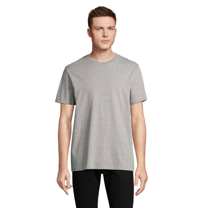 Tee shirt publicitaire coton bio unisexe 175g LEGEND Gris chiné